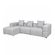 SOFA MODULAR RECLINABLE IZQUIERDO SERATTA GRIS -2-